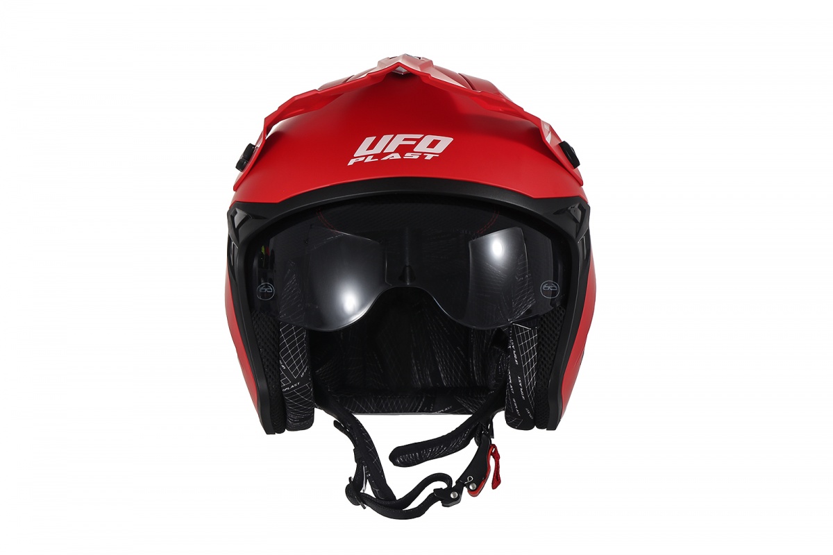 Sheratan cross jet helmet red - Helmets - HE13002-B - UFO Plast