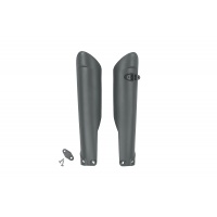 FORK SLIDER PROTECTORS - GRAPHITE - HUSQVARNA - REPLICA PLASTICS - HU03361-380 - UFO Plast