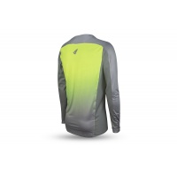 Mtb Terrain LV1 jersey long sleeves gray and neon yellow - Jersey - JE05001-ED - Ufo Plast