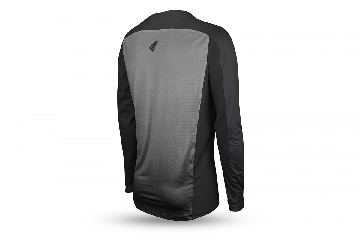 Mtb Terrain LV1 long sleeve black and gray - Jersey - JE05001-K - Ufo Plast