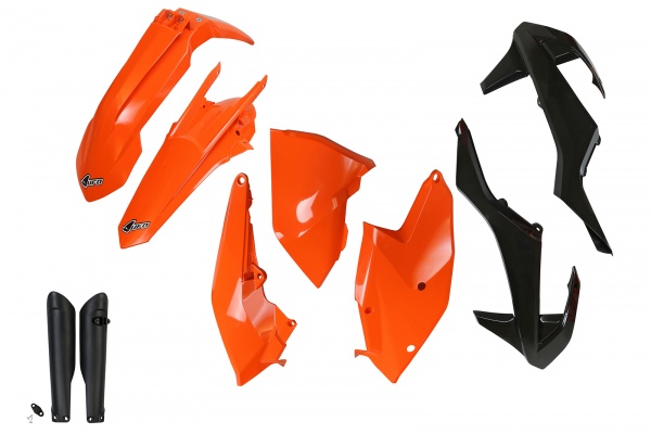 Full plastic kit Ktm - oem 17 & 19 - REPLICA PLASTICS - KTKIT518F-999 - UFO Plast