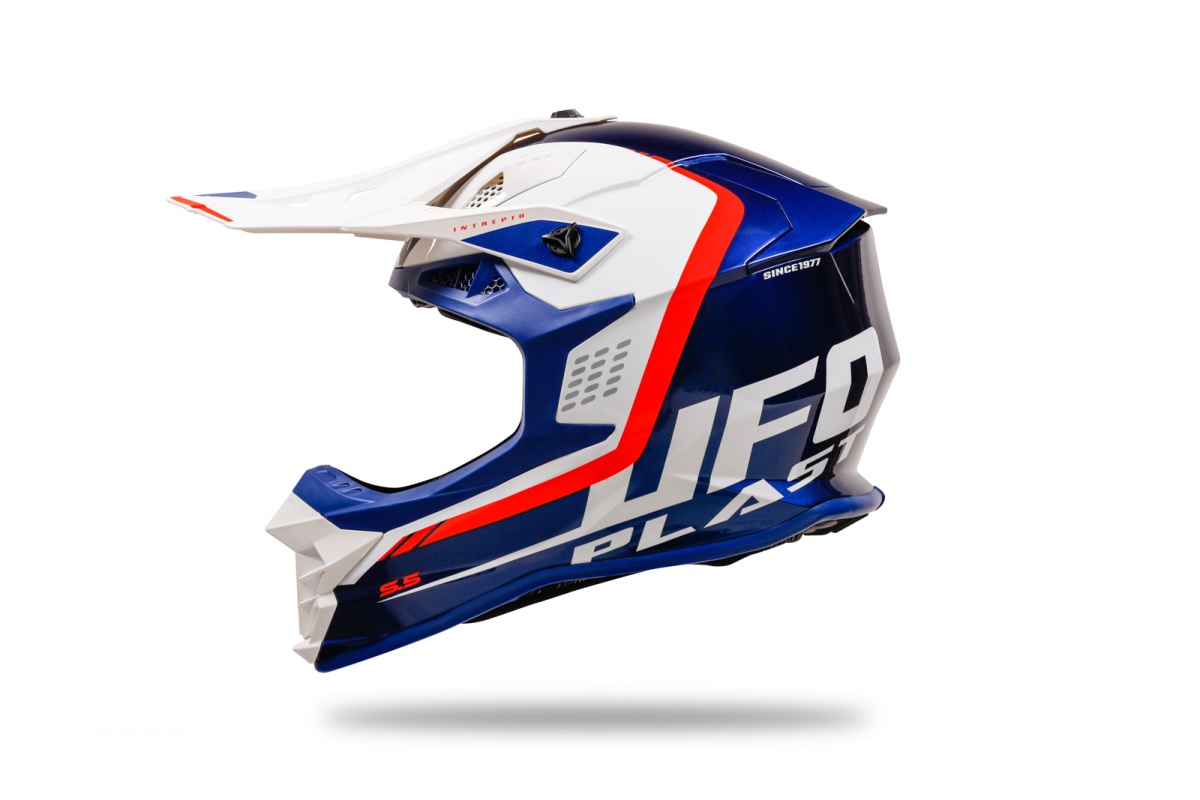 Motocross Intrepid helmet blue and white - Helmets - HE13400-CW - Ufo Plast