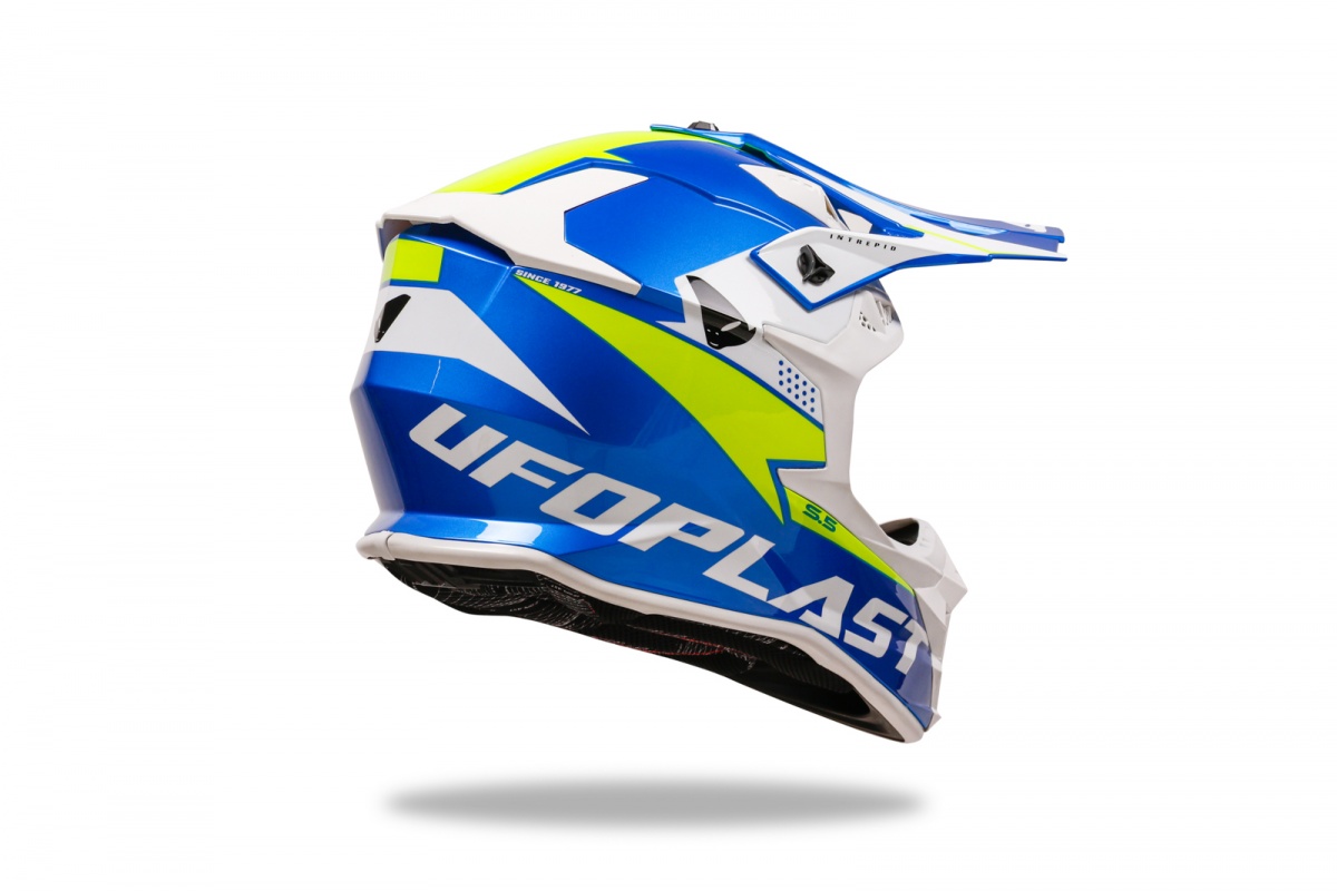 Motocross Intrepid helmet blue and yellow - Helmets - HE13400-CD - Ufo Plast