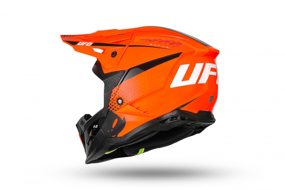 Motocross Echus helmet orange and black - Helmets - HE13100-FK - Ufo Plast