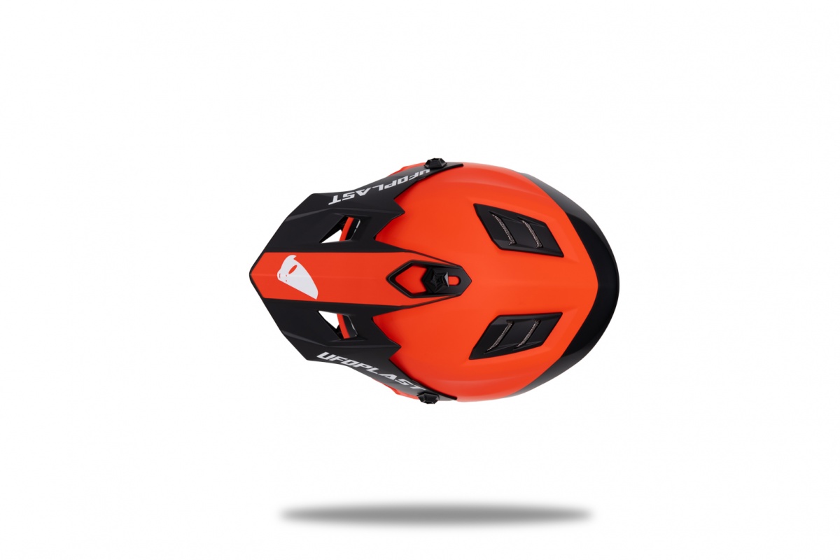 motocross Korey helmet for kids black and red - Helmets - HE13600-KB - Ufo Plast