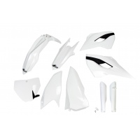 Full Plastic Kit white for Husqvarna TC 250 - TC 125 - FC 250 - FC 350 - FC 450 - TC 300 - REPLICA PLASTICS - HUKIT628F-041 -...