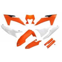 Full Plastic Kit OEM Color 24 compatible Ktm EXC 150/XC W150 / XC W150TPI - EXC 250/XC W250 - EXC-F 250/XCF W250 - EXC 300/X....